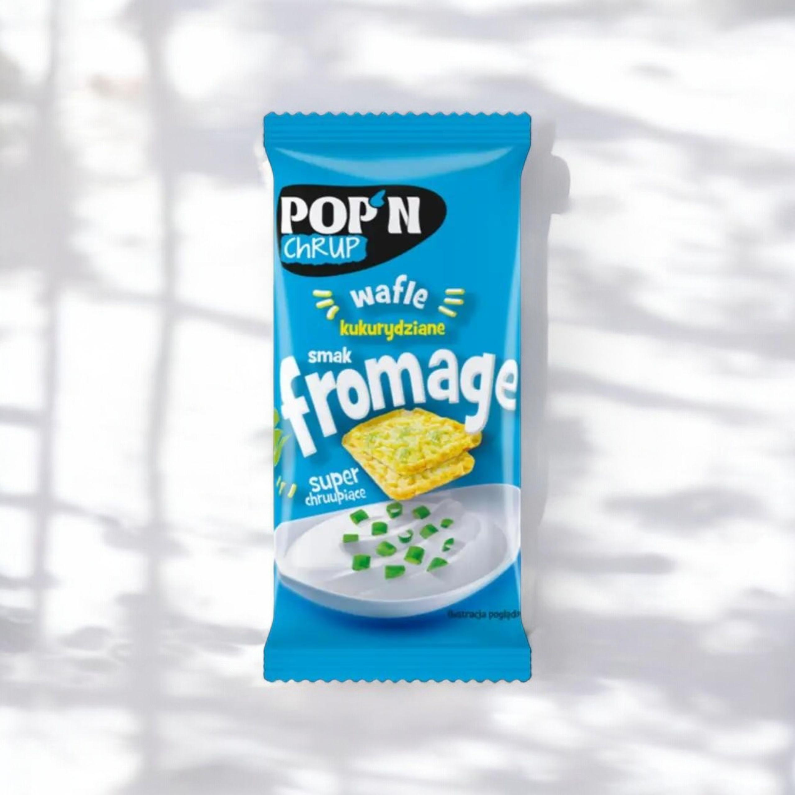 SANTE - POP`N CHRUP Wafle Kukurydziane - 22g - Fromage x48